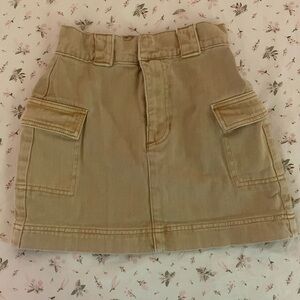 Woman’s PacSun jean cargo skirt